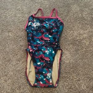 USED: Sporti one piece bathing suit, size 30